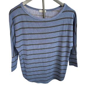 Market & spruce womens blue 3/4 sleeve lightweight sweater.  Size XS. workwear